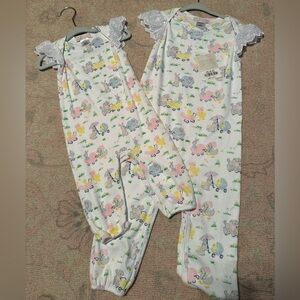 NWT Wendy’s warm onesie  Sister set 2T & 6/12